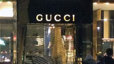 gucci ram raid|‘Bonnie’ in Gucci store ram.